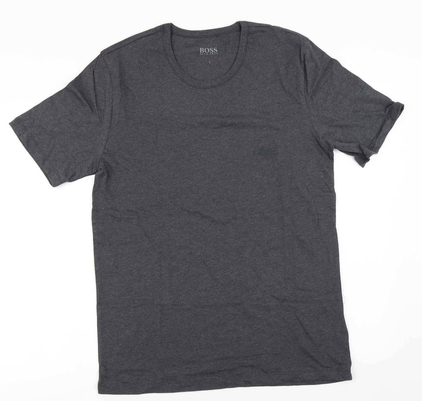 HUGO BOSS  Mens Grey    T-Shirt Size L