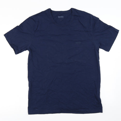 HUGO BOSS  Mens Blue    T-Shirt Size L