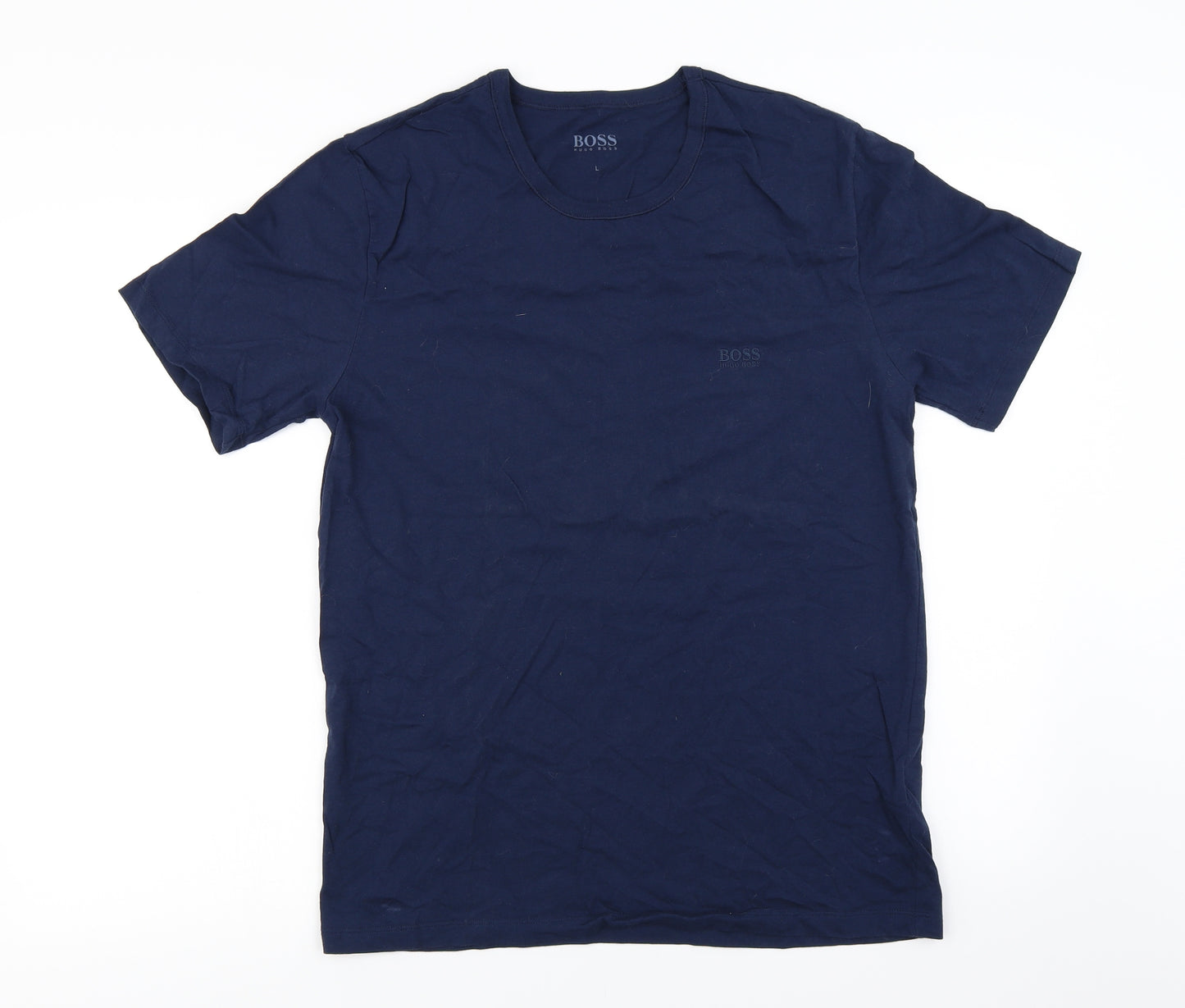 HUGO BOSS  Mens Blue    T-Shirt Size L