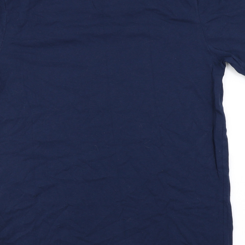 HUGO BOSS  Mens Blue    T-Shirt Size L