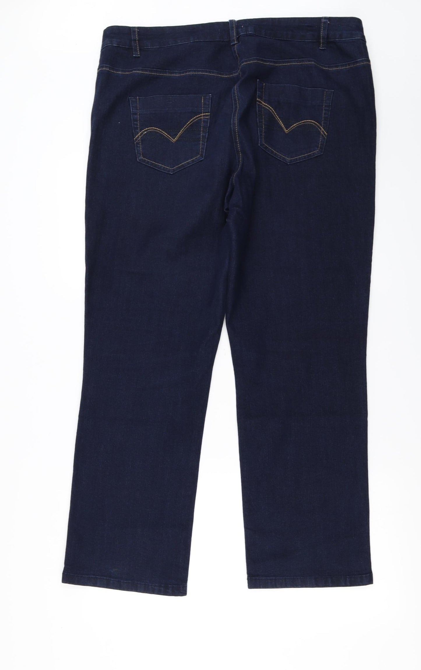 TU Womens Blue   Straight Jeans Size 18 L27 in