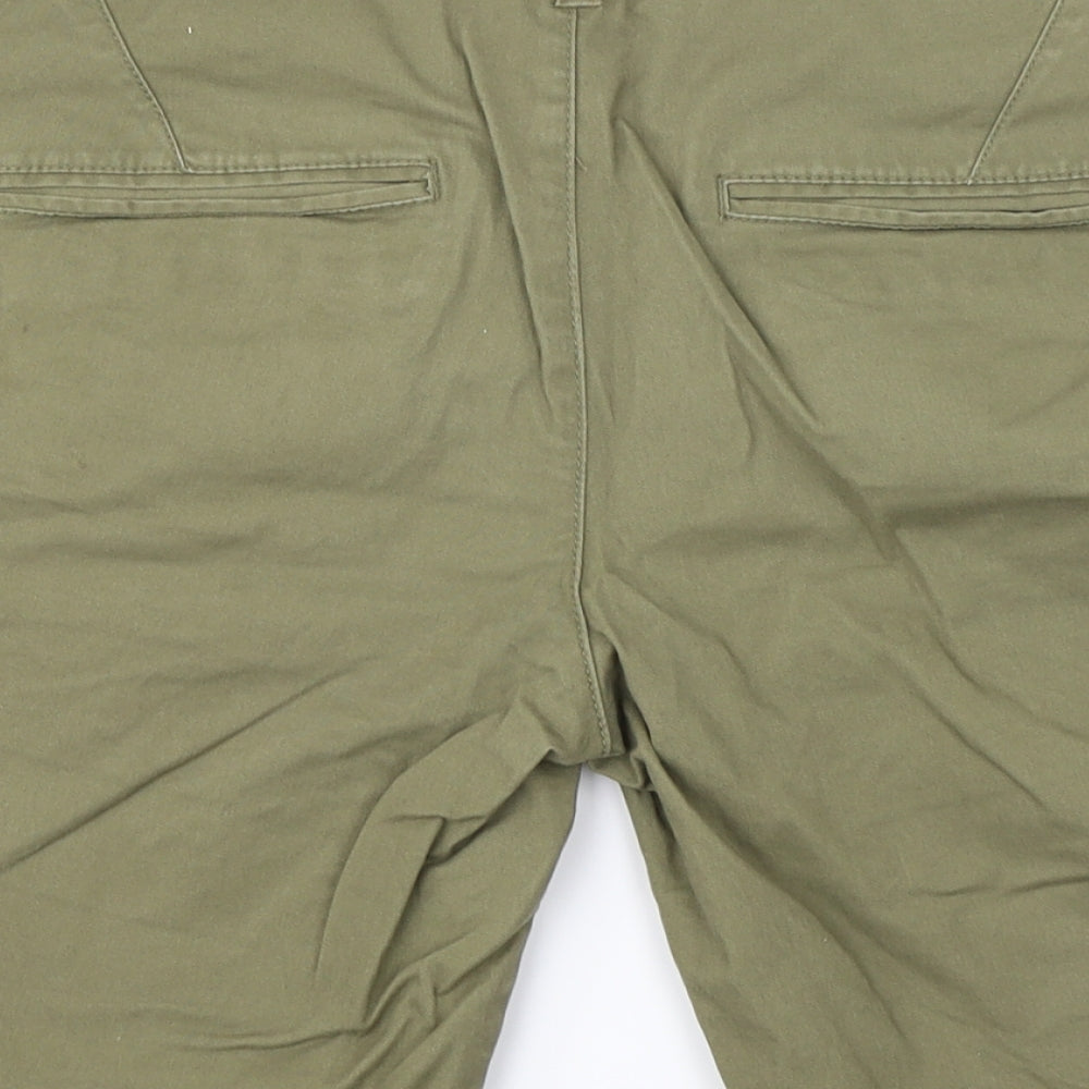 Topman Mens Green   Chino Shorts Size 32 in