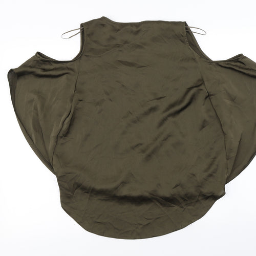 Star Womens Brown   Basic Blouse Size 12