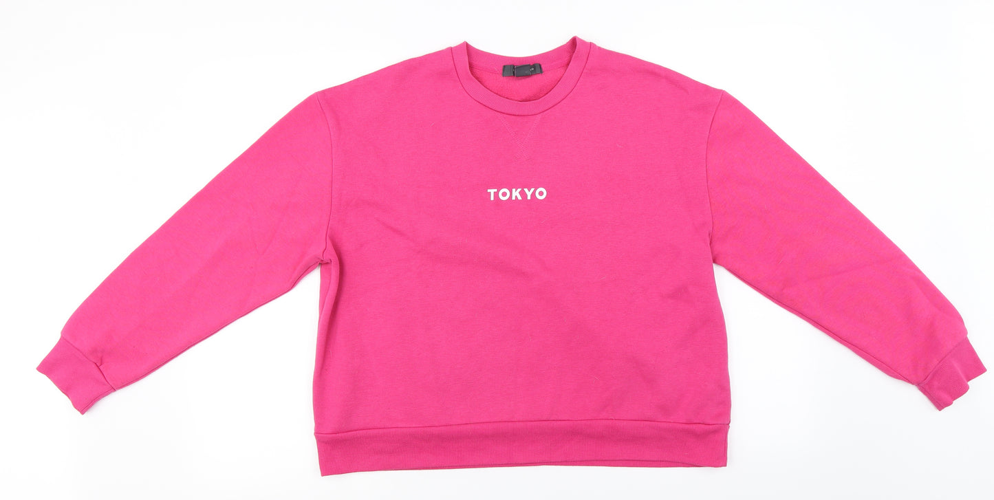 Primark Womens Pink   Pullover Jumper Size M