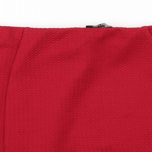 Papaya Womens Red   A-Line Skirt Size 12