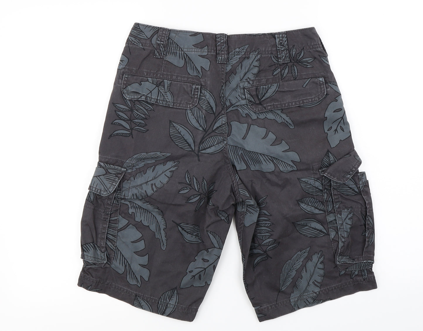Gap  Mens Grey Floral  Cargo Shorts Size 28 in