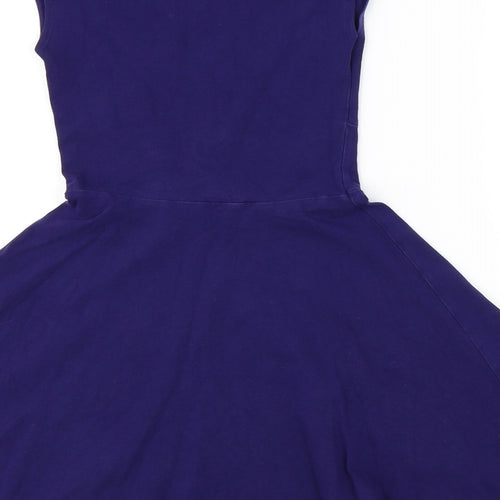 Topshop  Womens Purple   A-Line  Size 6