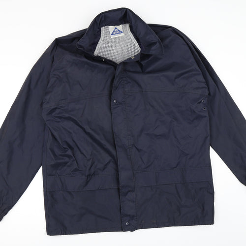 Blue Castle Mens Blue   Rain Coat Coat Size S