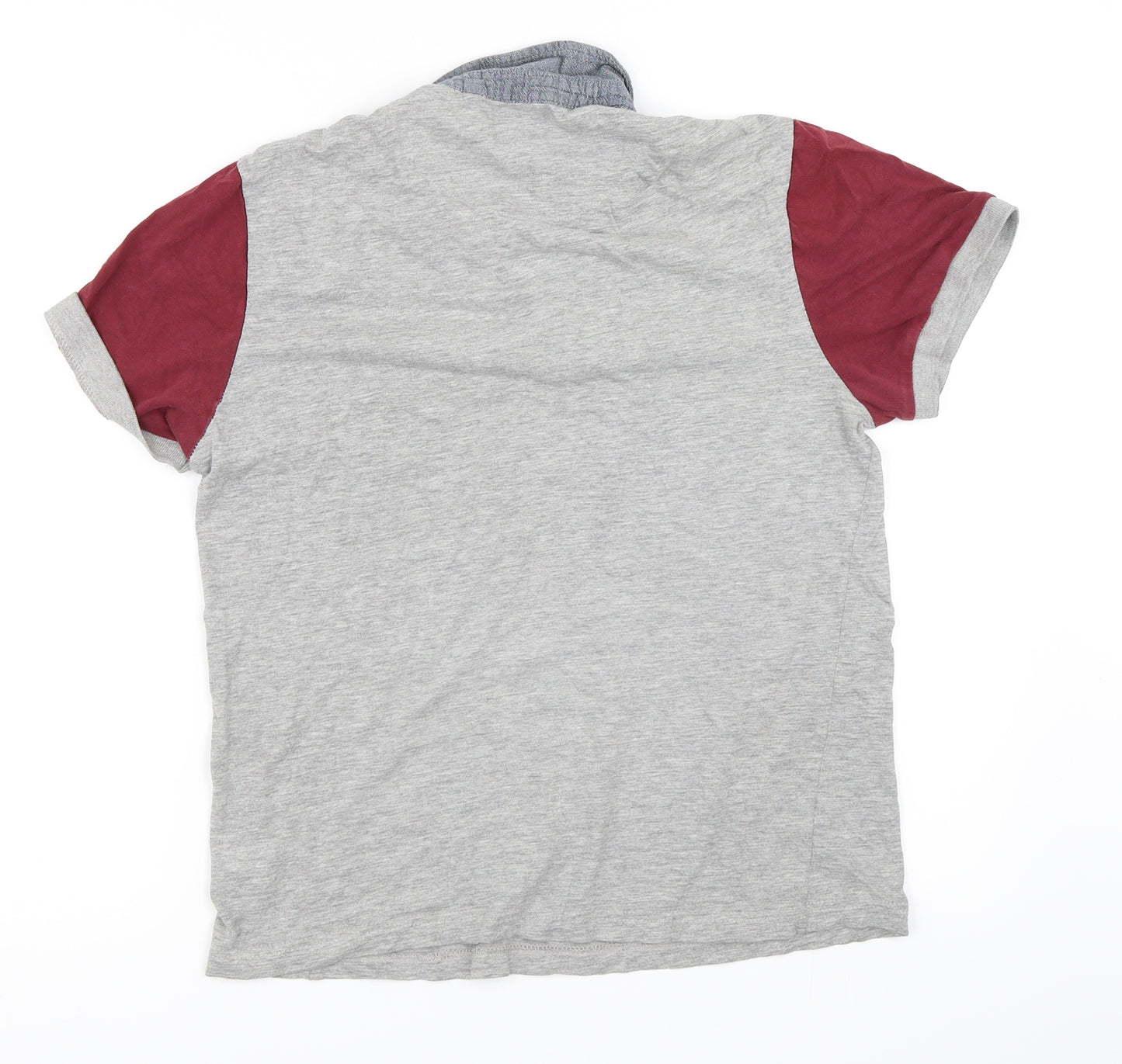 New Look Mens Grey    T-Shirt Size L