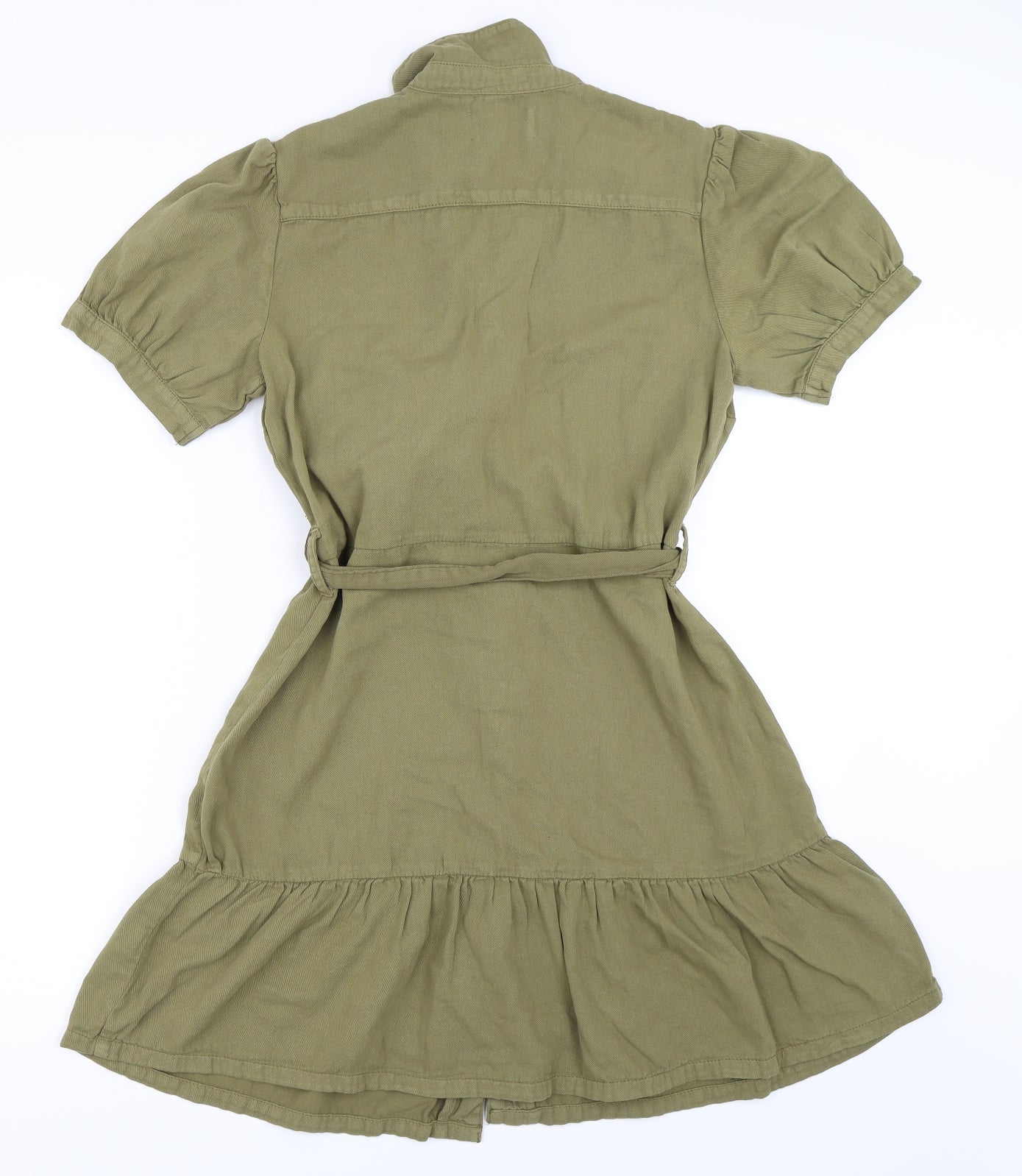 Miss Selfridge Womens Green   Fit & Flare  Size 12