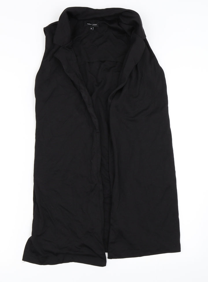 New Look Womens Black Jacket Waistcoat Size 6