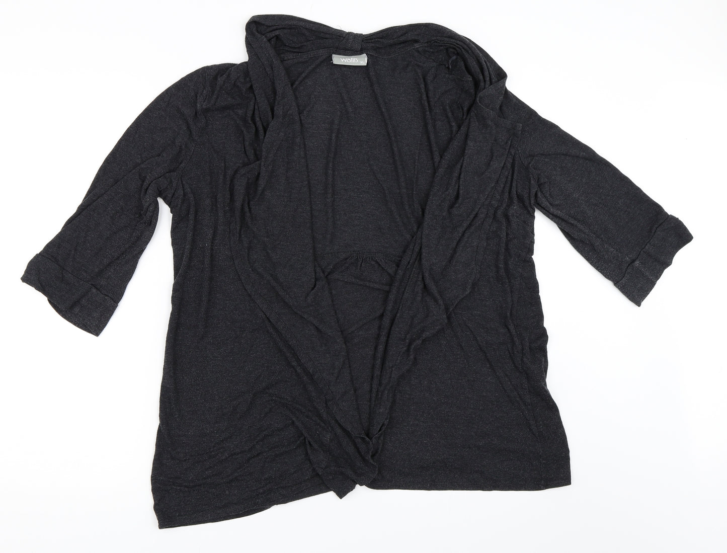 Wallis Womens Grey   Cardigan Jumper Size XL