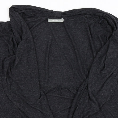 Wallis Womens Grey   Cardigan Jumper Size XL
