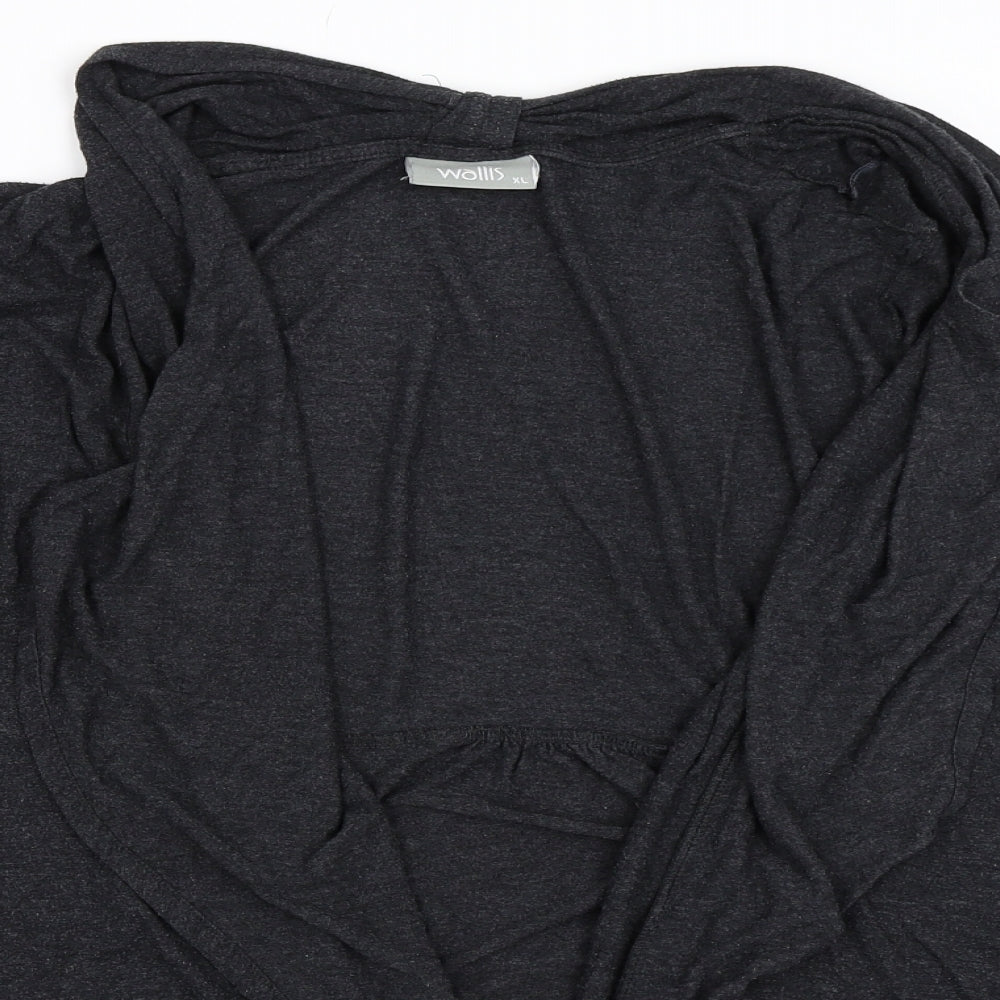 Wallis Womens Grey   Cardigan Jumper Size XL