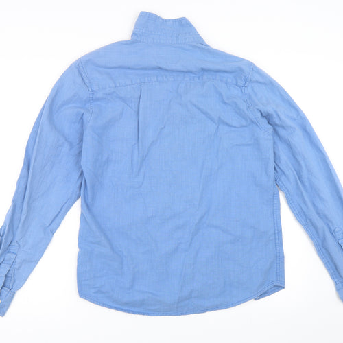 Twisted Soul Mens Blue    Button-Up Size M