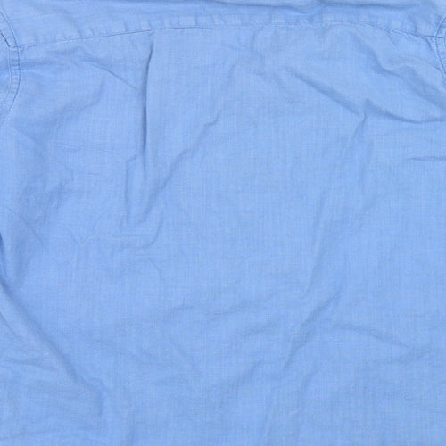 Twisted Soul Mens Blue    Button-Up Size M