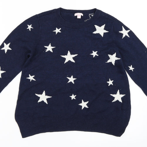 Menu Girls Blue   Pullover Jumper Size 8 Years