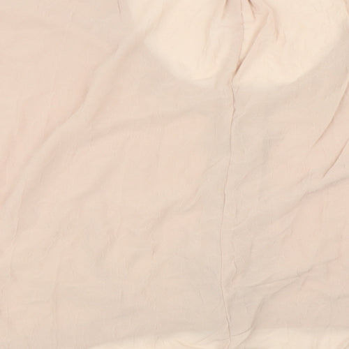 Crafted Womens Beige   Basic Button-Up Size 14