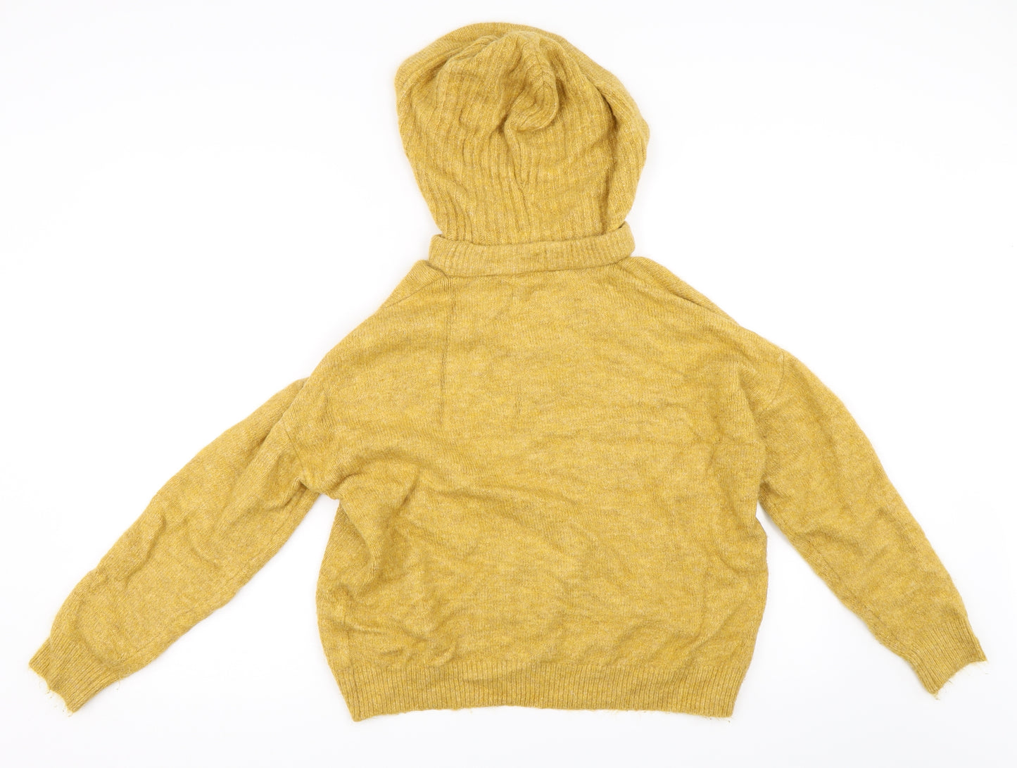 Matalan Womens Yellow   Pullover Hoodie Size M