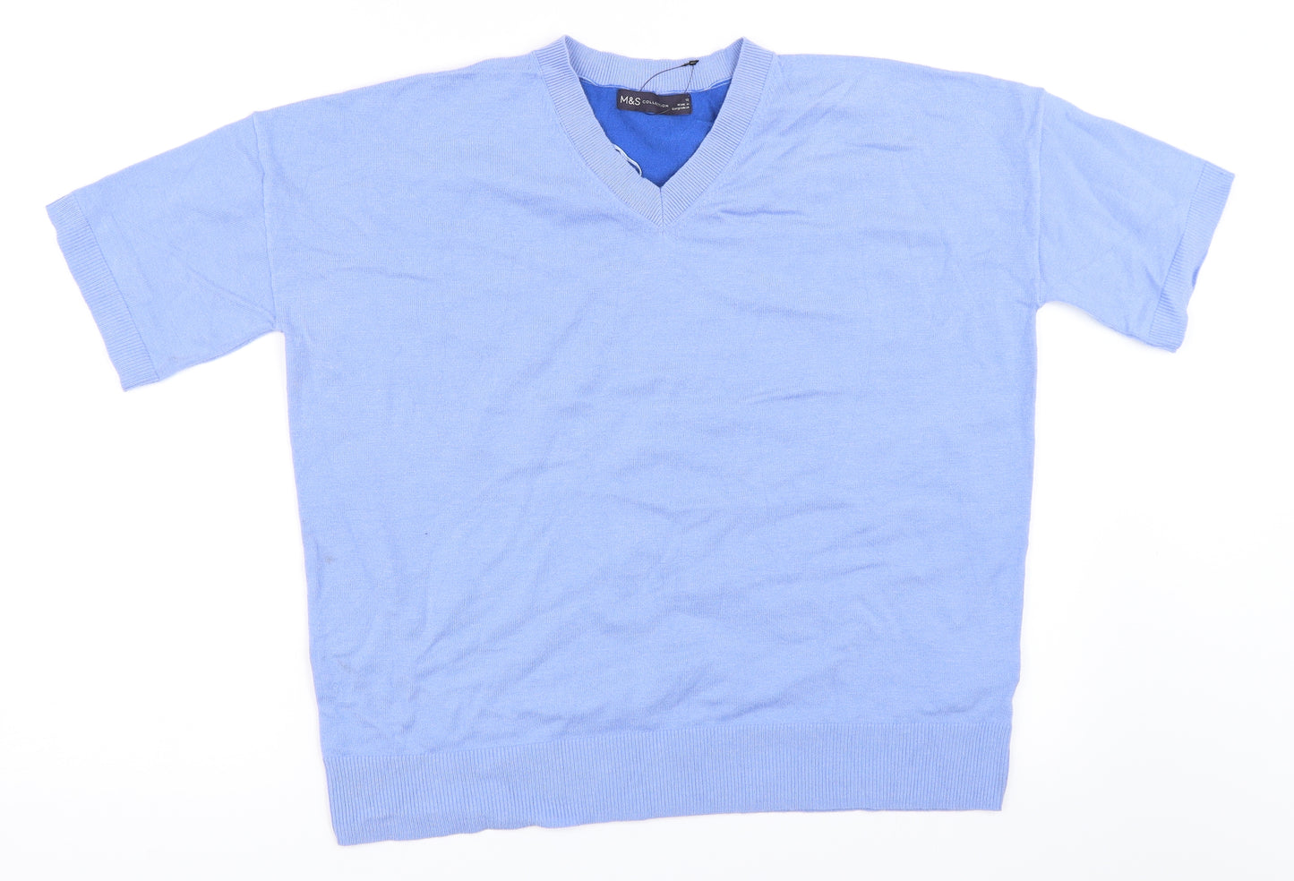 Marks and Spencer Womens Blue   Pullover Jumper Size 12