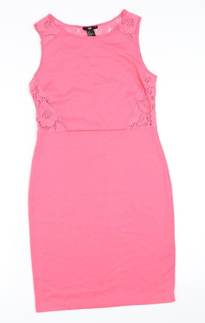 H&M Womens Pink Bodycon Size S