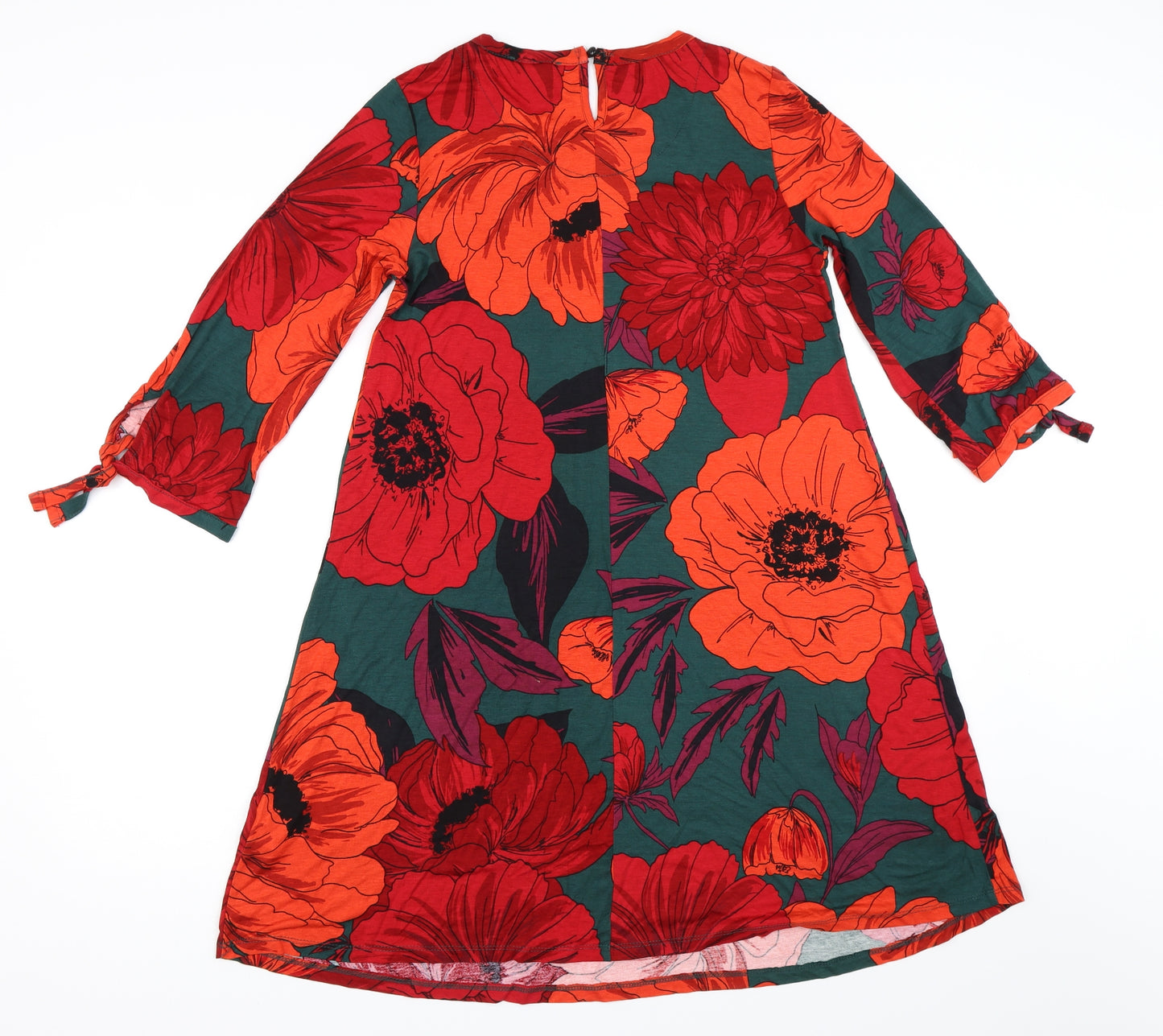 Debenhams Womens Red Floral  Trapeze & Swing  Size 10
