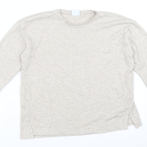 Zara Girls Beige   Pullover Jumper Size 10 Years