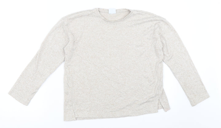 Zara Girls Beige   Pullover Jumper Size 10 Years