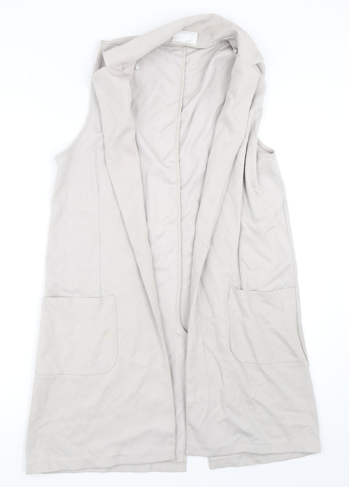 Wallis Womens Grey Jacket Waistcoat Size M