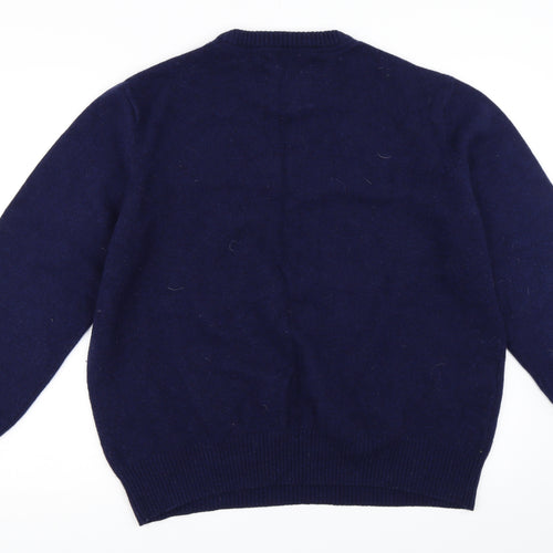Easy Mens Blue   Pullover Jumper Size 2XL