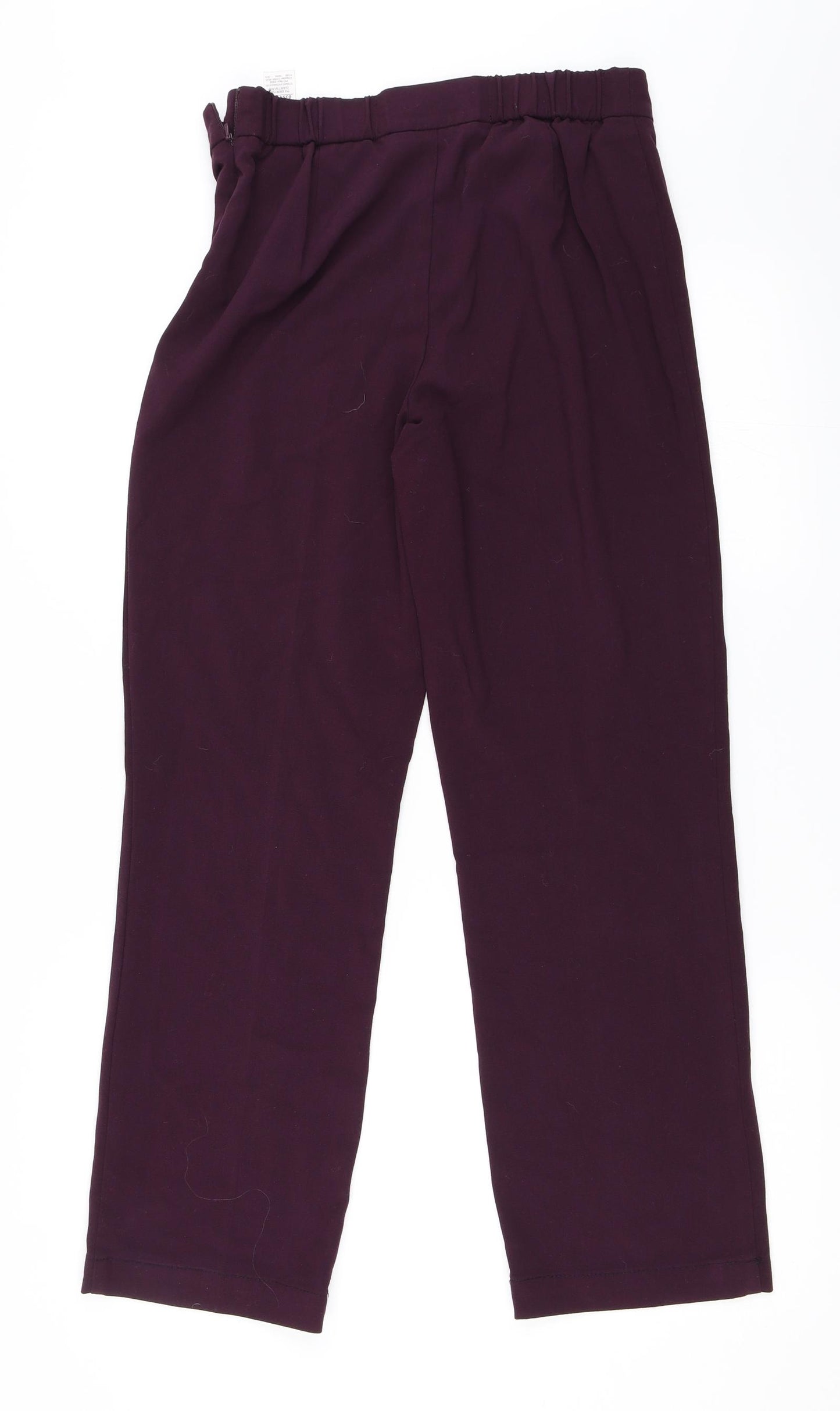 Marks and Spencer Womens Purple   Trousers  Size 8 L28 in
