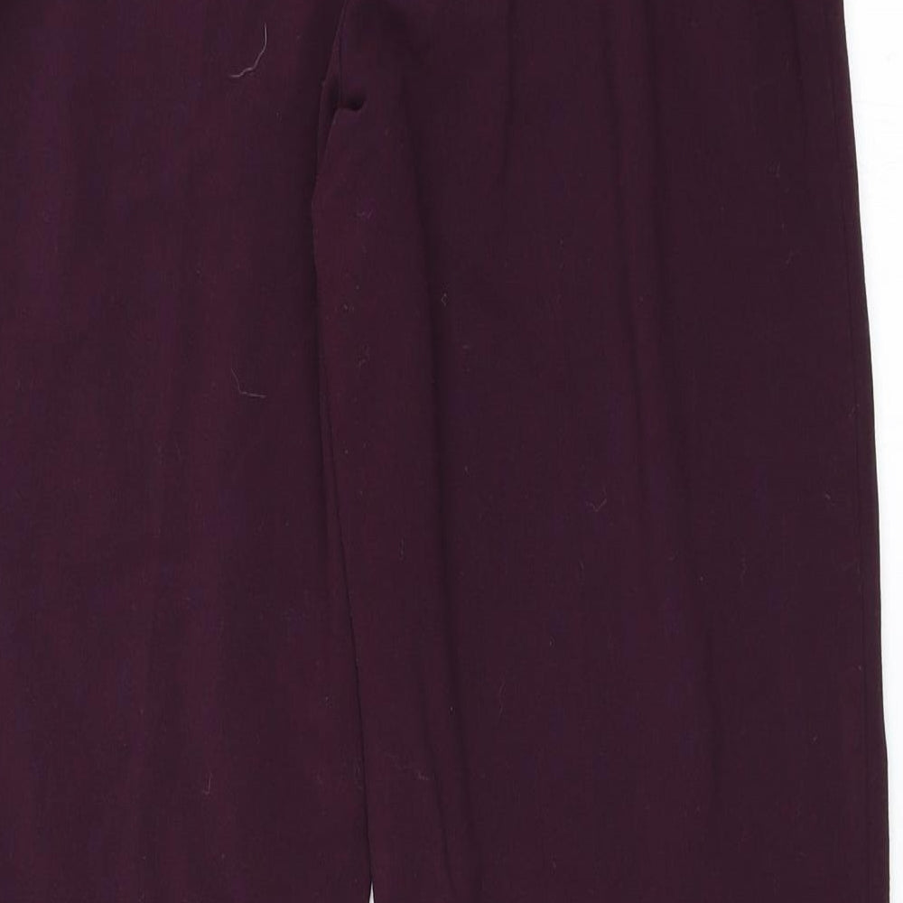 Marks and Spencer Womens Purple   Trousers  Size 8 L28 in