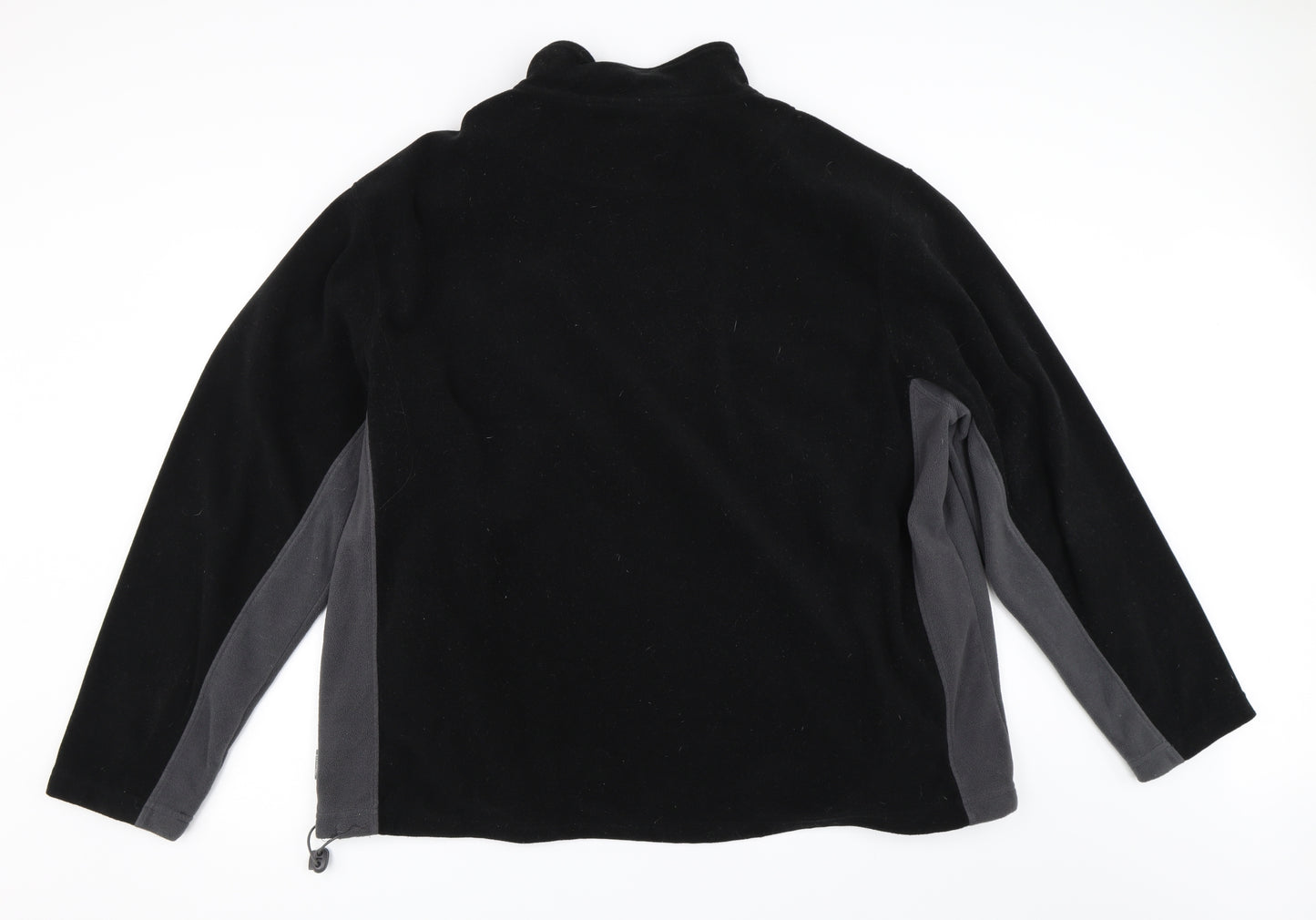 Everlast Mens Black  Fleece Henley Sweatshirt Size 2XL