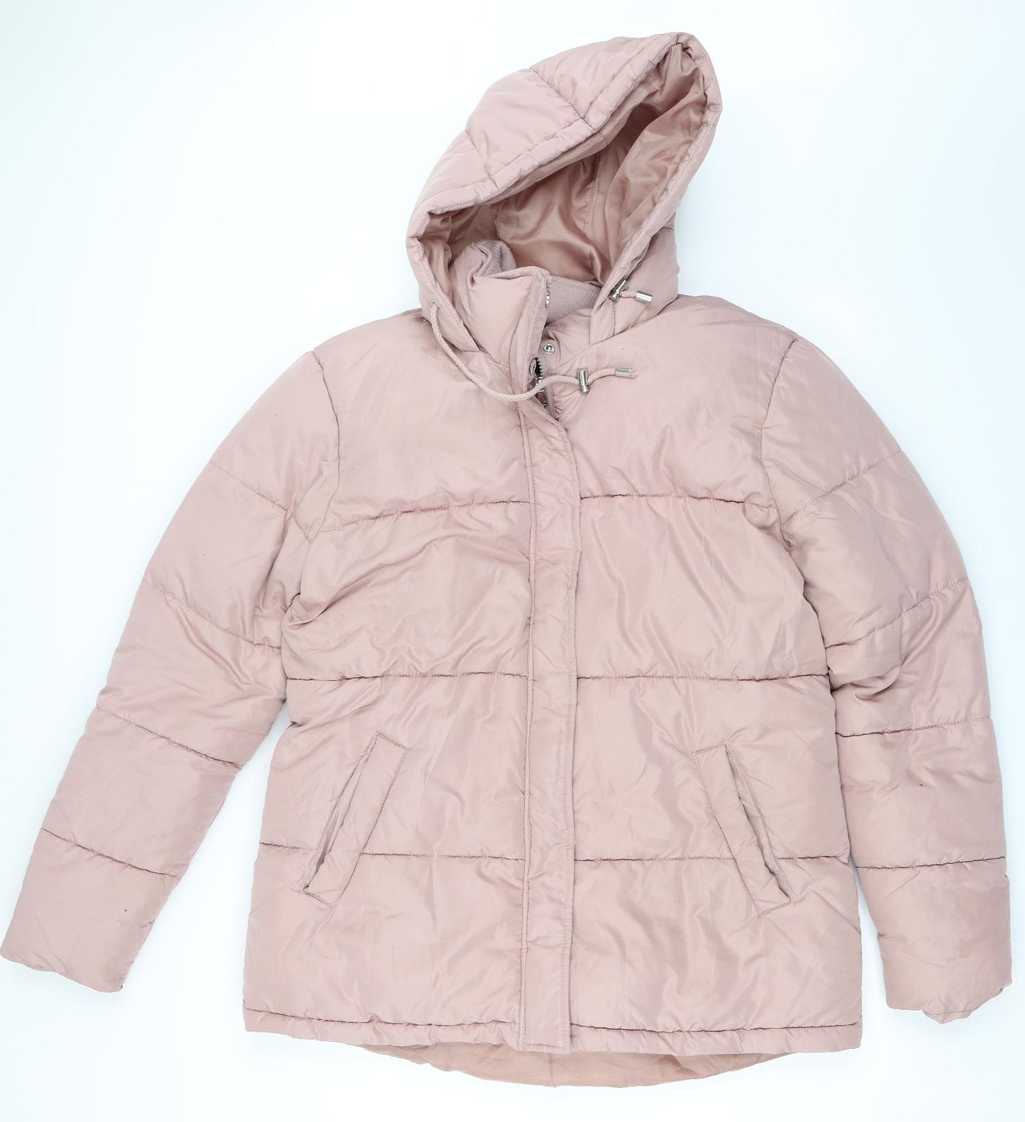 Dorothy Perkins Womens Pink   Puffer Jacket Coat Size 14