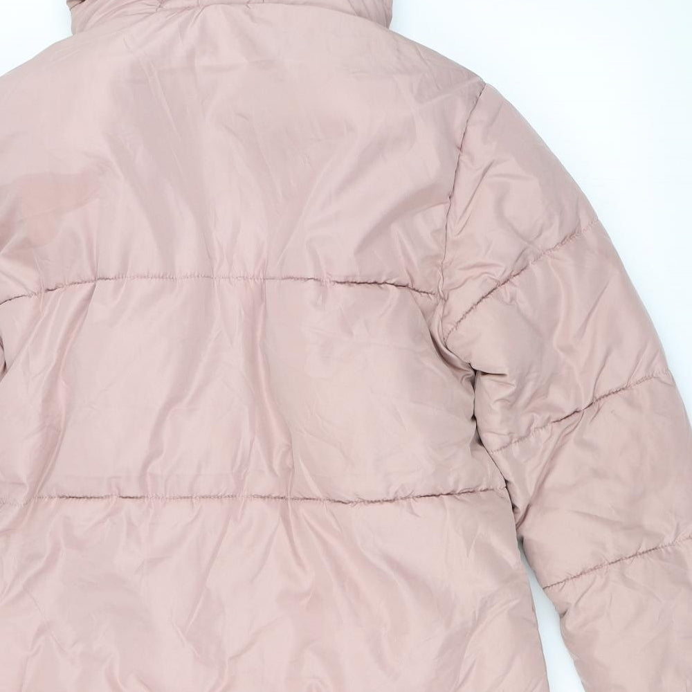 Dorothy Perkins Womens Pink   Puffer Jacket Coat Size 14