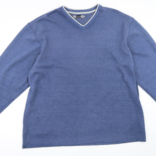 Armando Mens Blue   Pullover Jumper Size L
