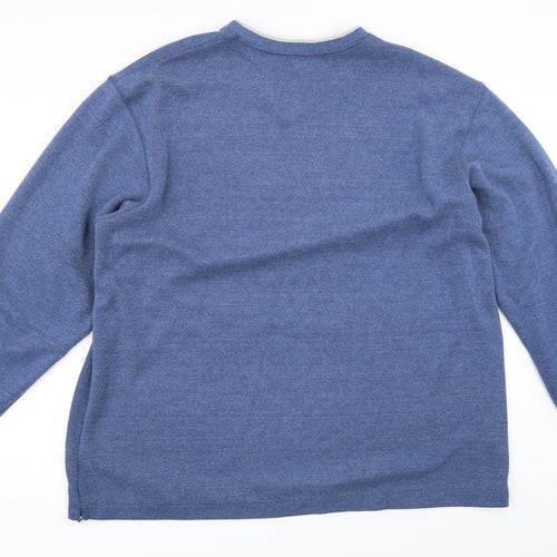 Armando Mens Blue   Pullover Jumper Size L