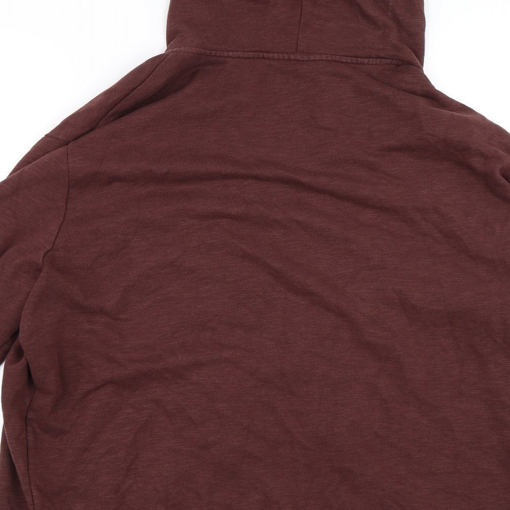 H&M Mens Brown   Full Zip Hoodie Size XL
