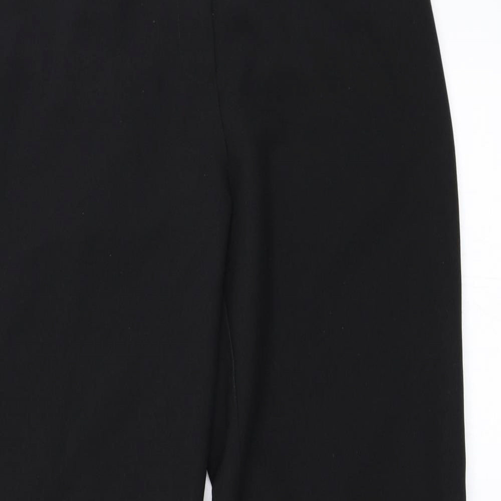 F&F Womens Black   Trousers  Size 12 L28 in