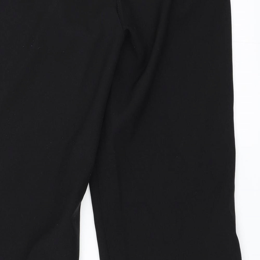 F&F Womens Black   Trousers  Size 12 L28 in
