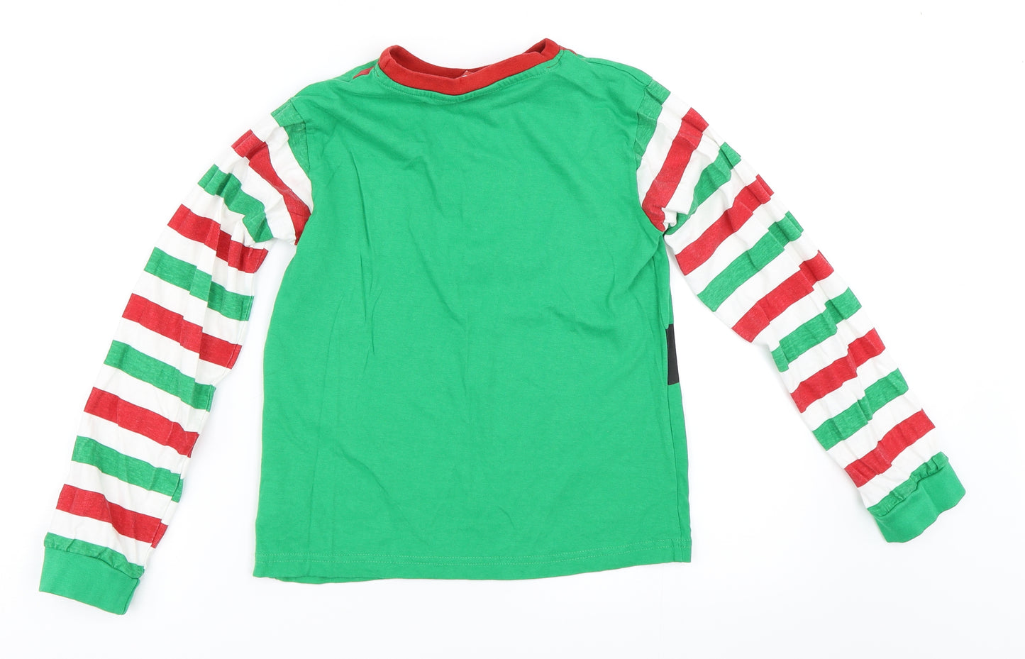 Preworn Boys Green   Pullover Sweatshirt Size 13-14 Years  - christmas elf