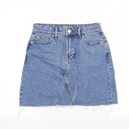 Denim Co. Womens Blue  Denim Straight & Pencil Skirt Size 8