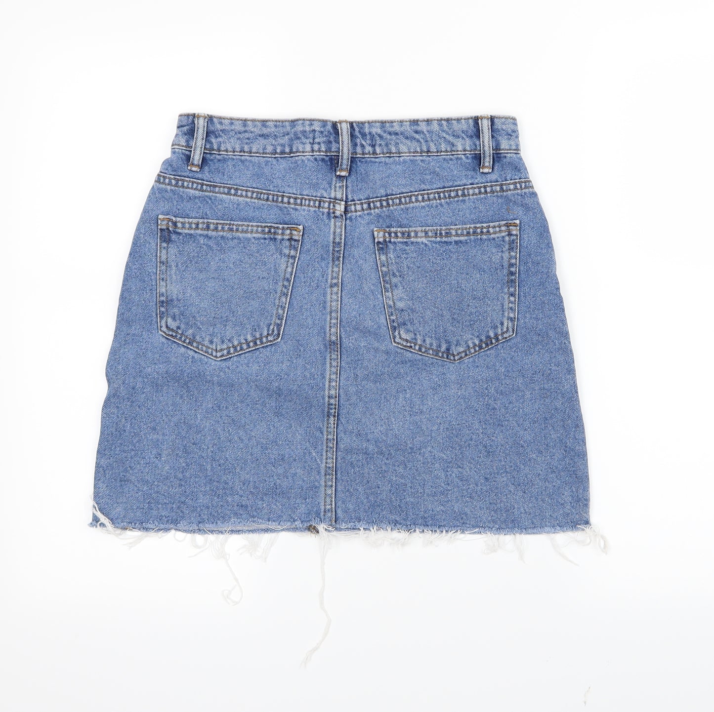 Denim Co. Womens Blue  Denim Straight & Pencil Skirt Size 8