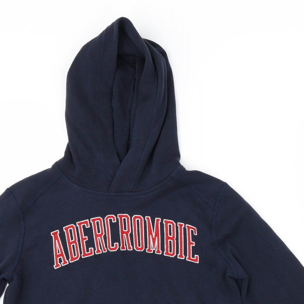 abercrombie kids Boys Blue   Pullover Hoodie Size 9-10 Years