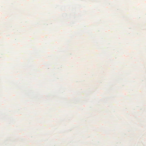 F&F Girls Ivory   Basic T-Shirt Size 6-9 Months