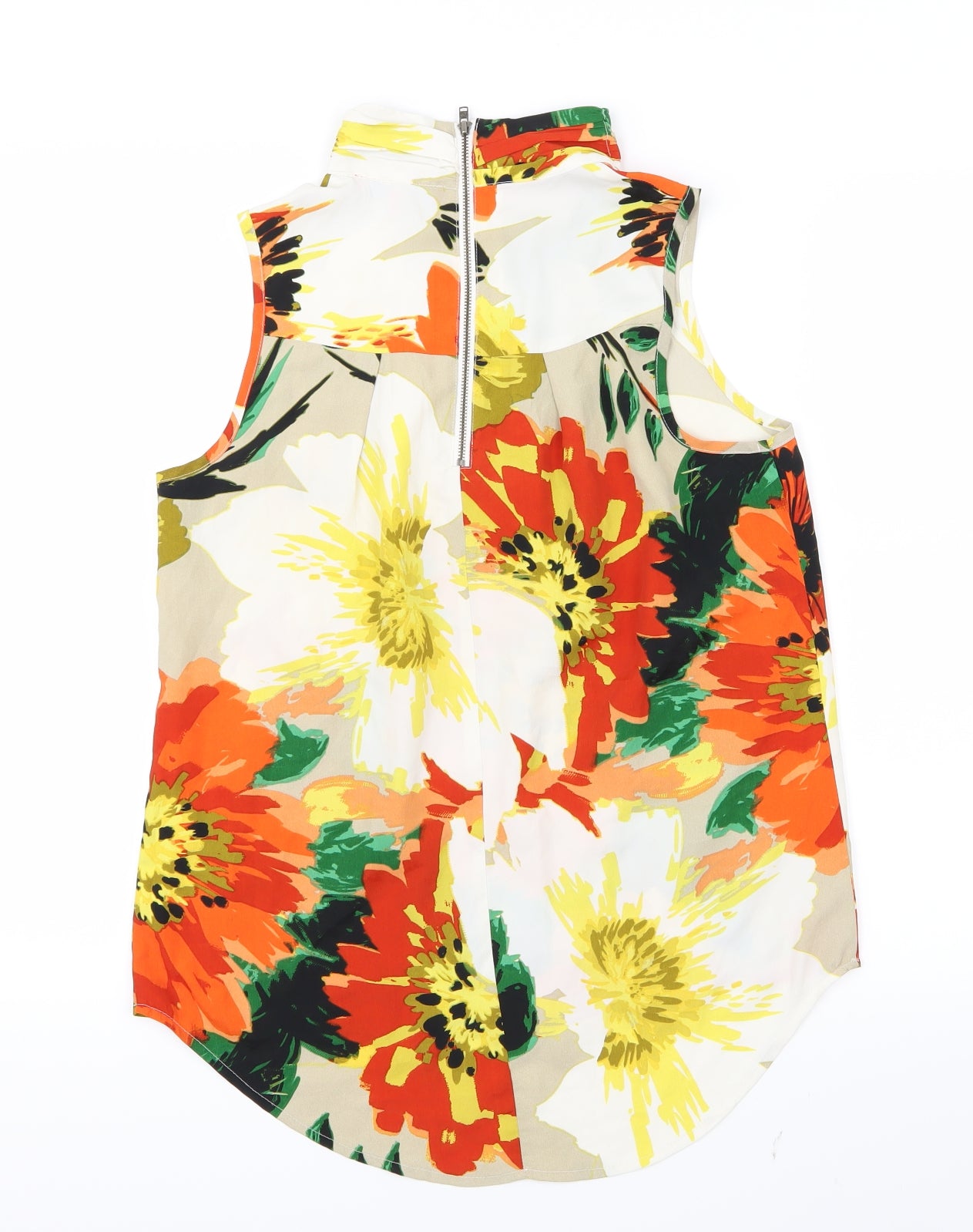 NEXT Womens Red Floral  Basic Blouse Size 10