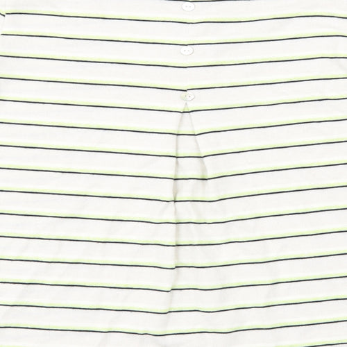 Nocozo Womens Green Striped Knit Pullover Jumper Size 10