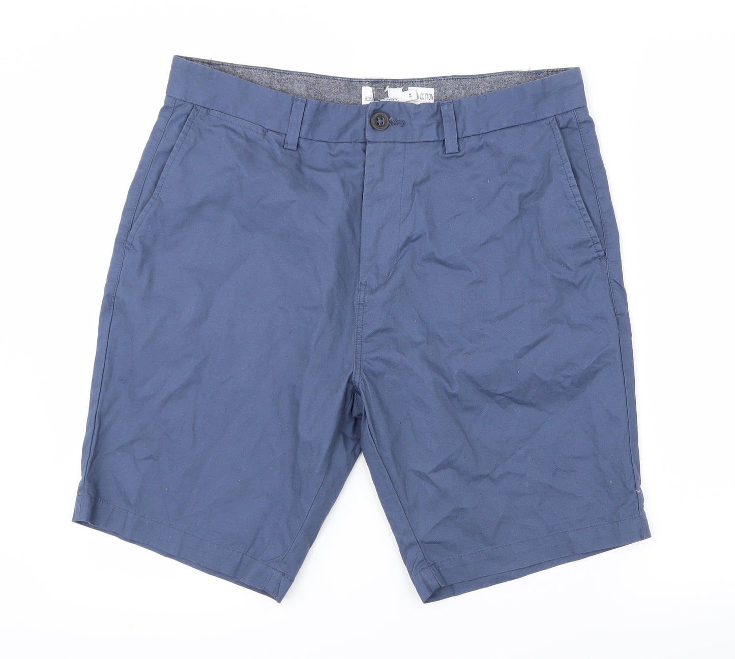 Preworn Mens Blue   Bermuda Shorts Size 33 in