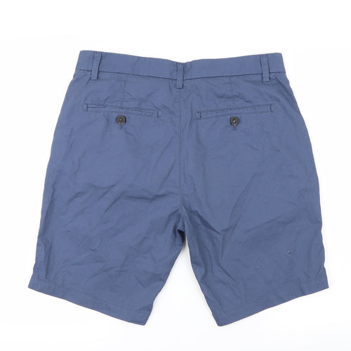 Preworn Mens Blue   Bermuda Shorts Size 33 in