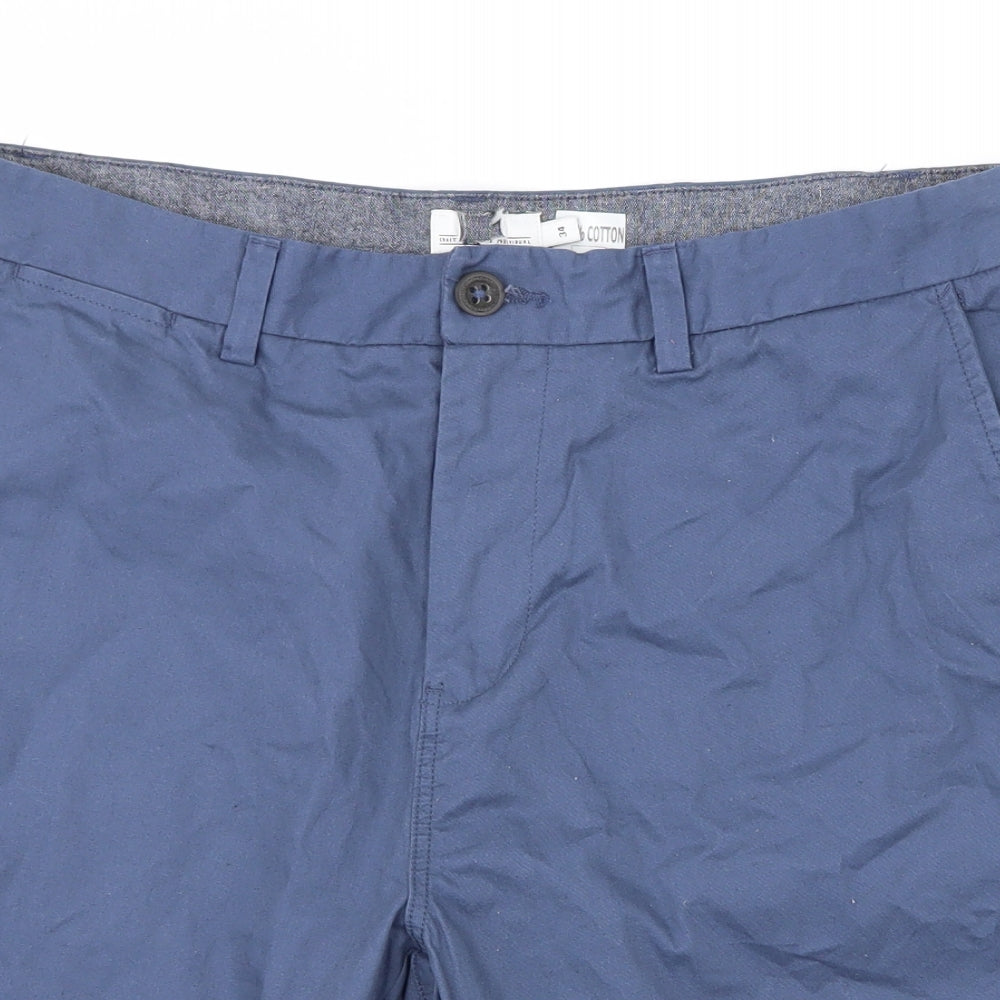 Preworn Mens Blue   Bermuda Shorts Size 33 in